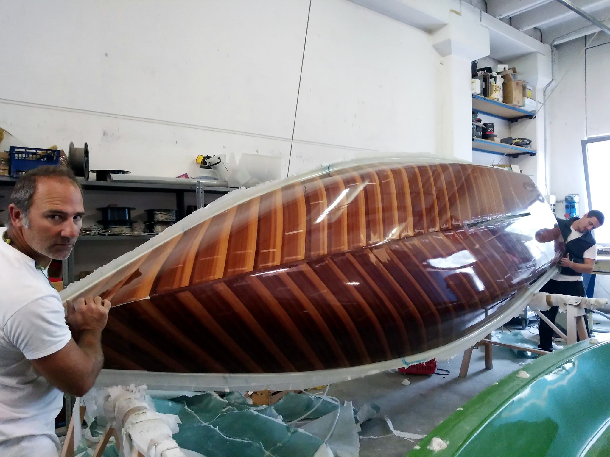 Come ti costruisco la barca in legno... in infusione